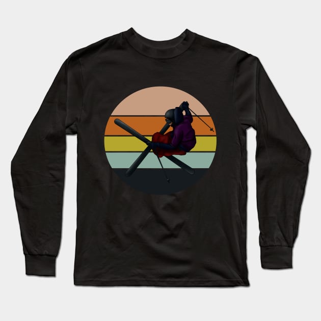 Cool ski jumper Long Sleeve T-Shirt by Markus Schnabel